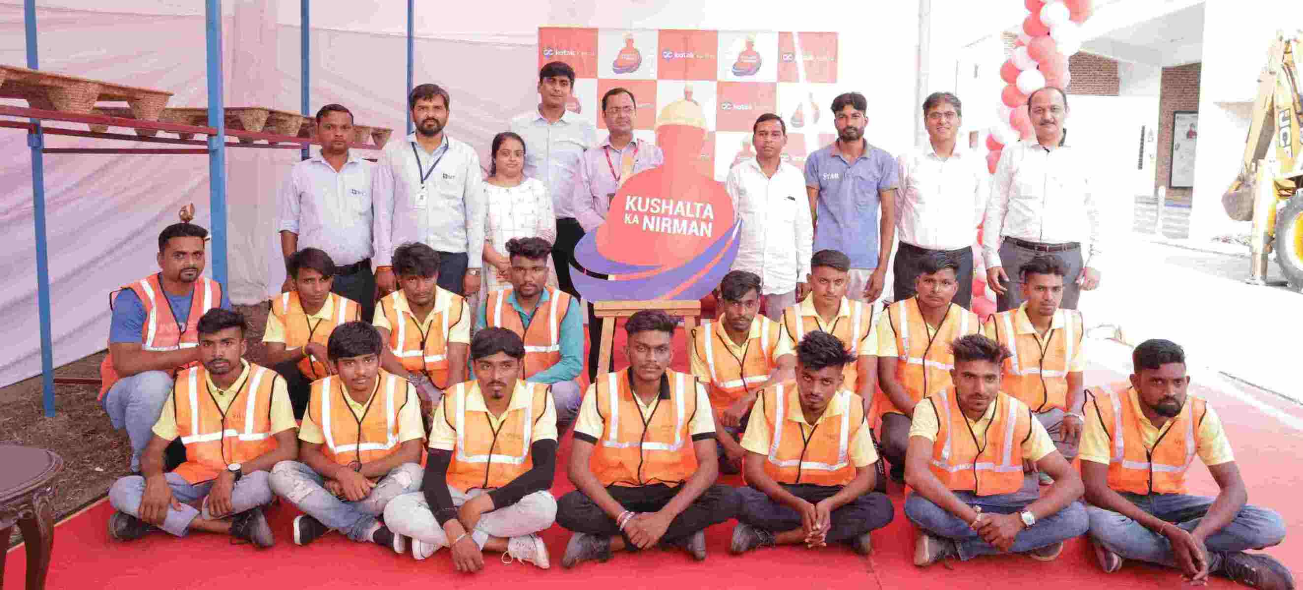Kotak Mahindra Bank to train 100 individuals to operate construction machinery under  CSR initiative Kushalta Ka Nirman